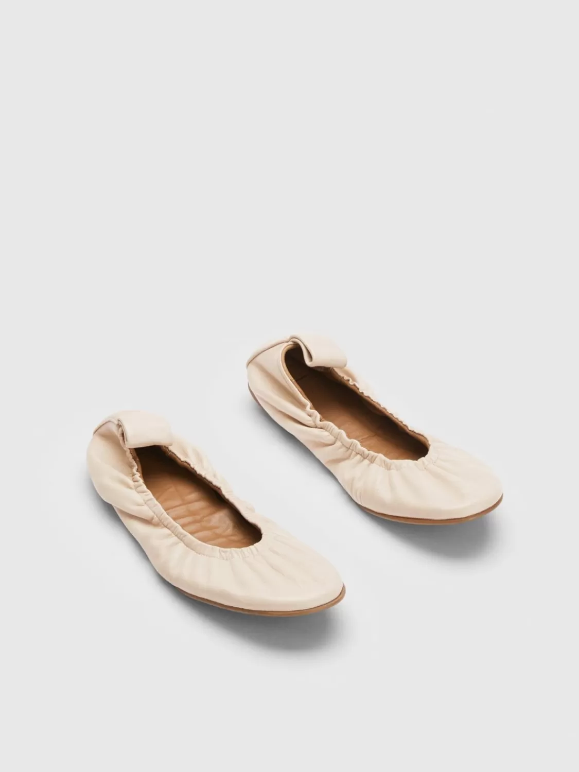 ATP Atelier Teano Nappa Ballet Flats Kalksten Fashion